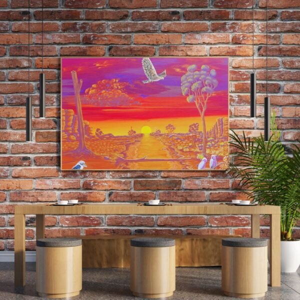 All Done Sunset at Galah Creek Canvas Painting 4